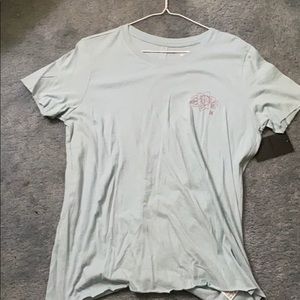 Light Blue Hurley Open Back top